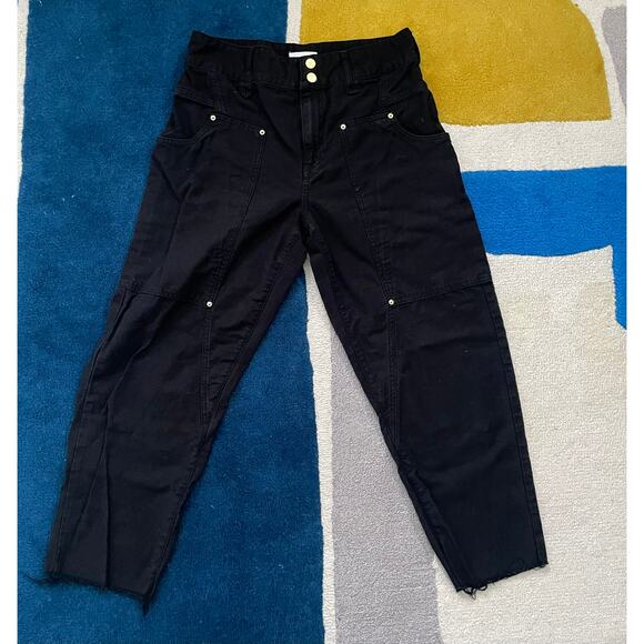 Frame Women's Twisted Utility Pant Black Size 29 - Picture 1 of 8